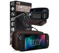 Orzly Étui de Transport pour Console Nintendo Switch 2 (2025), étui Rigide avec Rangement Intelligent pour Accessoires et 20 Poches pour Jeux, édition Coffret Cadeau