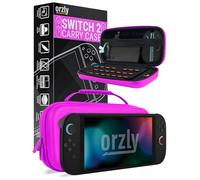 Orzly Étui de Transport pour Console Nintendo Switch 2 (2025), étui Rigide avec Rangement Intelligent pour Accessoires et 20 Poches pour Jeux, édition Coffret Cadeau