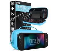 Orzly Étui de Transport pour Console Nintendo Switch 2 (2025), étui Rigide avec Rangement Intelligent pour Accessoires et 20 Poches pour Jeux, édition Coffret Cadeau