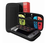 Orzly Switch Accessoires, Ultimate Pack Pour Nintendo Switch [Pack Comprenant: Protecteurs D'écran En Verre Trempé, Housse (Étui Rigide Pour Console), Comfort Grip Étui Etc.] - Rouge