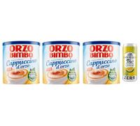 Ore Liete Cuor di Natura Biscotti Frutta Lot de 3 biscuits avec céréales et fruits, farine de grains entiers et sans sucre ajouté, 250 g + 1 sachet de thé glacé San Benedetto au citron sans sucre 330