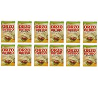 Orzo Bimbo Lot de 12 boîtes de 500 g de café moulu Moka soluble Orge céréales Café