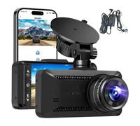 orzym Dashcam 4K Pro - Enregistrement Ultra HD avec caméras Avant/arrière, Vision Nocturne et Surveillance 24h/24 Double caméra pour Voiture avec Grand Angle