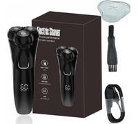 orzym Rasoir électrique V1 Pro - Lames 4D ultra-précises et Tondeuse intégrée pour un Rasage net et confortable, Homme à Têtes Rotatives 360°pour Masion et Voyage