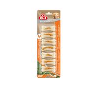 8in1 Delights Strong XS - Os à Mâcher ferme garnis de poulet pour Chien Adulte de Petite Taille - 7 pièces