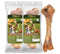 Os à mâcher géant pour Chiens agressifs, os pour Chiens Longue durée et Jouet Naturel pour Soins dentaires pour de Taille Moyenne à Grande, de bœuf nourri à l'herbe pour (XXL, 2 PC.)