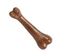 Os de chien indestructible Dog Chew Toy Bone, simulation de broyage des dents interactif au goût de bœuf - Fournitures d'entraînement pour animaux de compagnie à la maison, jeux de divertissement