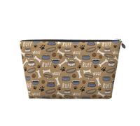 Os de Chien Mignon, Trousse de Toilette Trousse de Maquillage Sac à cosmétiques Trousse de Toilette de Voyage Portable