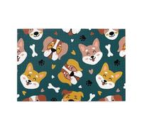 Os de Chiens Mignons, Pattes de Chiots, cœurs d'amour colorés, Puzzle de 1000 pièces en Bois, Jeu Familial, décoration Murale pour Adultes et Adolescents