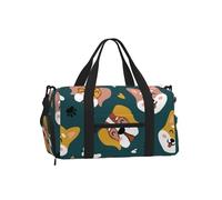 Os de Chiens Mignons, Pattes de Chiots, cœurs d'amour colorés,Sac de Sport bandoulière à Main, Sac de Voyage Grande capacité pour Femmes et Hommes