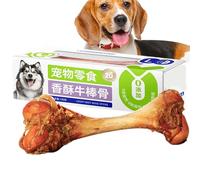 Os de moelle de chien, os de bœuf naturel - Snack sain pour chiens de grande taille | Os de tibia résistant pour mâcheurs agressifs, jouet à mâcher pour dents fortes et divertissement