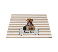 Os De Nom De Chien Personnalisé, Joli Ocre Pâle Airedale Paillasson De Bienvenue Doux Tapis De Porte Résister À La Saleté Tapis De Bain pour D'Entrée Salon Terrasse 40X60Cm
