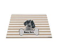 Os De Nom De Chien Personnalisé, Joli Setter Anglais Ocre Pâle Tapis De Porte Anti-Poussière Tapis De Bain Doux Paillasson D'Entree pour D'Entrée Salon Terrasse 40X60Cm