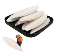 Os De Seiche, 10 Pièces Os De Seiche Naturels, Jouets De Dentition Pour Animaux, O-s De Seiches Multifonctionnel À Mâcher Spécialement Conçu Pour Les Oiseaux Pour Tortues Perroquets Oiseaux Hamsters