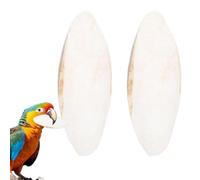 Os de seiche pour oiseaux - Pierre à aiguiser pour perruche | 15 à 20 cm - Pierre à aiguiser pour calopsitte, canari, perroquet, reptile, accessoire de cage pour animaux de compagnie