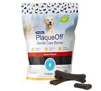 Os dentaire ProDen PlaqueOff 13 Bacon pour chiens de taille moyenne et grande : élimine le tartre, la plaque dentaire et la mauvaise haleine, et favorise l'hygiène bucco-dentaire