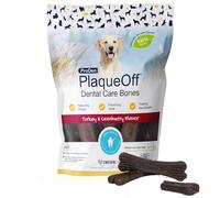 Os dentaires ProDen PlaqueOff 13 à la dinde et aux canneberges pour chiens de taille moyenne et grande - Élimine le tartre, la plaque dentaire et la mauvaise haleine