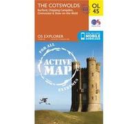 Os Explorer Active Ol45 The Cotswolds (Os Explorer Map Active) (Map) Ordnance Survey, (Auteur)