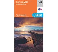 OS Explorer Map (103) Lizard, Falmouth and Helston by Ordnance Survey (2015-09-16)