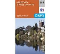 Os Explorer Map (189) Hereford And Ross-On-Wye (Map) Ordnance Survey, (Auteur)