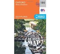 OS Explorer Map Active (180) Oxford, Witney and Woodstock (OS Explorer Active Map) - [Version Originale] Inconnu (Auteur)