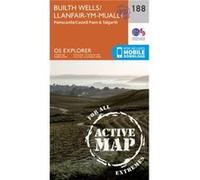 Os Explorer Map Active (188) Builth Wells, Painscastle And Talgarth (Os Explorer Active Map) (Map) Ordnance Survey, (Auteur)