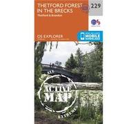 Os Explorer Map Active (229) Thetford Forest In The Brecks (Os Explorer Active Map) (Map) Ordnance Survey, (Auteur)