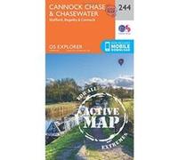 OS Explorer Map Active (244) Cannock Chase (OS Explorer Active Map) - [Version Originale] Inconnu (Auteur)