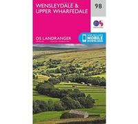 OS Landranger Map 98 Wensleydale & Upper Wharfedale - [Version Originale] Inconnu (Auteur)