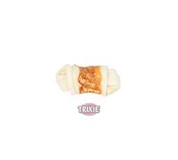 Os noué Denta Fun avec poulet, 11 cm, 2 Pcs/70 g, pour chien - spécialement taillé pour être mâché longtemps,