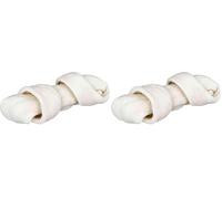 Os noué Denta Fun, Nature, 16 cm, 110 g pour Chiens M/L (Lot de 2)