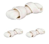 Os noué Denta Fun, Nature, 16 cm, 110 g pour Chiens M/L (Lot de 3)
