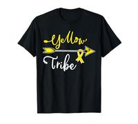 Os sarcome Ruban Jaune pour Sensibilisation au Cancer de l'enfance T-Shirt