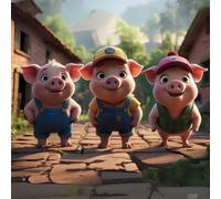 Os Três Porquinhos: Uma Aventura Encantadora e Cheia de Lições!