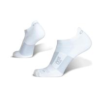 OS1st TA4 Chaussettes de course fines Air No Show avec ventilation spéciale pour homme et femme - blanc - X-Large