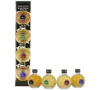 OSA - Fine Spirits - Blended Whisky - Coffret 4 Minis Selection - Origine : Royaume-Uni - 40% Alcool - Notes fruitées & épicées - A déguster pur ou sur glace - 4x20cl