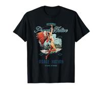 Osage-Nation Indigenous Proud Native Art Déco Support Solide T-Shirt