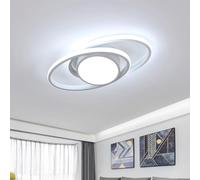 Osairous 39W Plafonnier LED 6500K 4290LM Lampe de Plafond Rond 38CM Moderne éclairage de plafond pour Salon, chambre, couloir, salle à manger