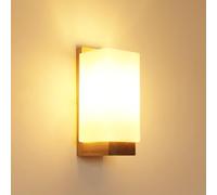 Osairous Applique Murale Interieur 3000k/4500k/6500k trois couleurs dimmable LED applique murale Créativité applique murale bois Convient pour chambre à coucher, couloir, escalier (25 * 12 * 10 cm)