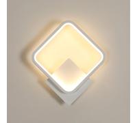Osairous Applique Murale Intérieure, 17W 1912LM Carré Lampe Murales Moderne, Aluminium Luminaire Murale Blanc Chaud 3000K pour Chambre Salon Salle de Bain Escalier, Blanc