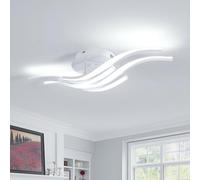 Osairous Plafonnier LED Moderne, 32W 3600LM Luminaire Plafonnier en Aluminium, Blanc Lampe de Plafond pour Salon Cuisine Chambre Couloir, Lumière Blanche Froide 6500K