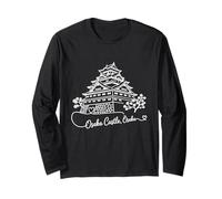 Osaka Castle, Osaka, Japan Signature Heart Art - Souvenir Manche Longue