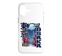 Osaka City Retro Japan Esthétique Rues d'Osaka Coque pour iPhone 16 Plus