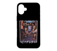 Osaka City Retro Japan Esthétique Rues d'Osaka Coque pour iPhone 16 Plus