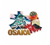 Osaka Japan Aimant de réfrigérateur souvenir pour la maison ou la cuisine