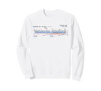 Osaka Japan Train Suburban Line Railway - Carte d'itinéraire Souvenir Sweatshirt