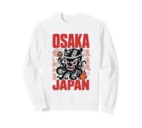 Osaka Japon Mascotte Octopus Street Food Voyage Art Sweatshirt