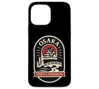 Osaka Spirit & Strength Design rétro du Patrimoine Japonais Coque pour iPhone 13 Pro Max