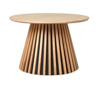 Osaka table basse Ø70cm placage chêne.
