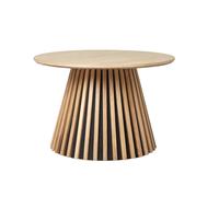 OSAKA - Table basse ronde finition chêne D70 Marron